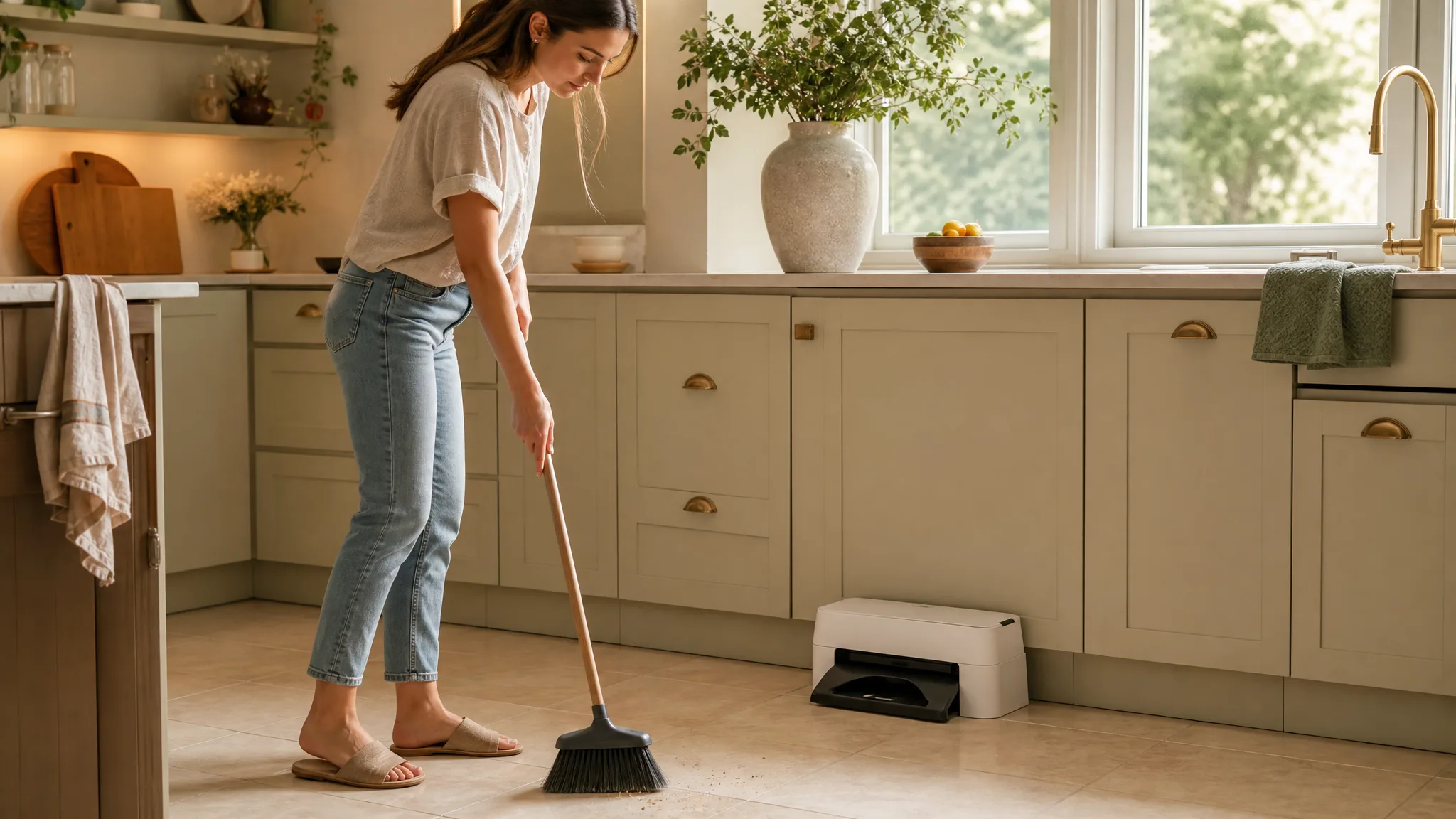 EyeVac Home Touchless Review: Dustpan Tested for Hard Floors