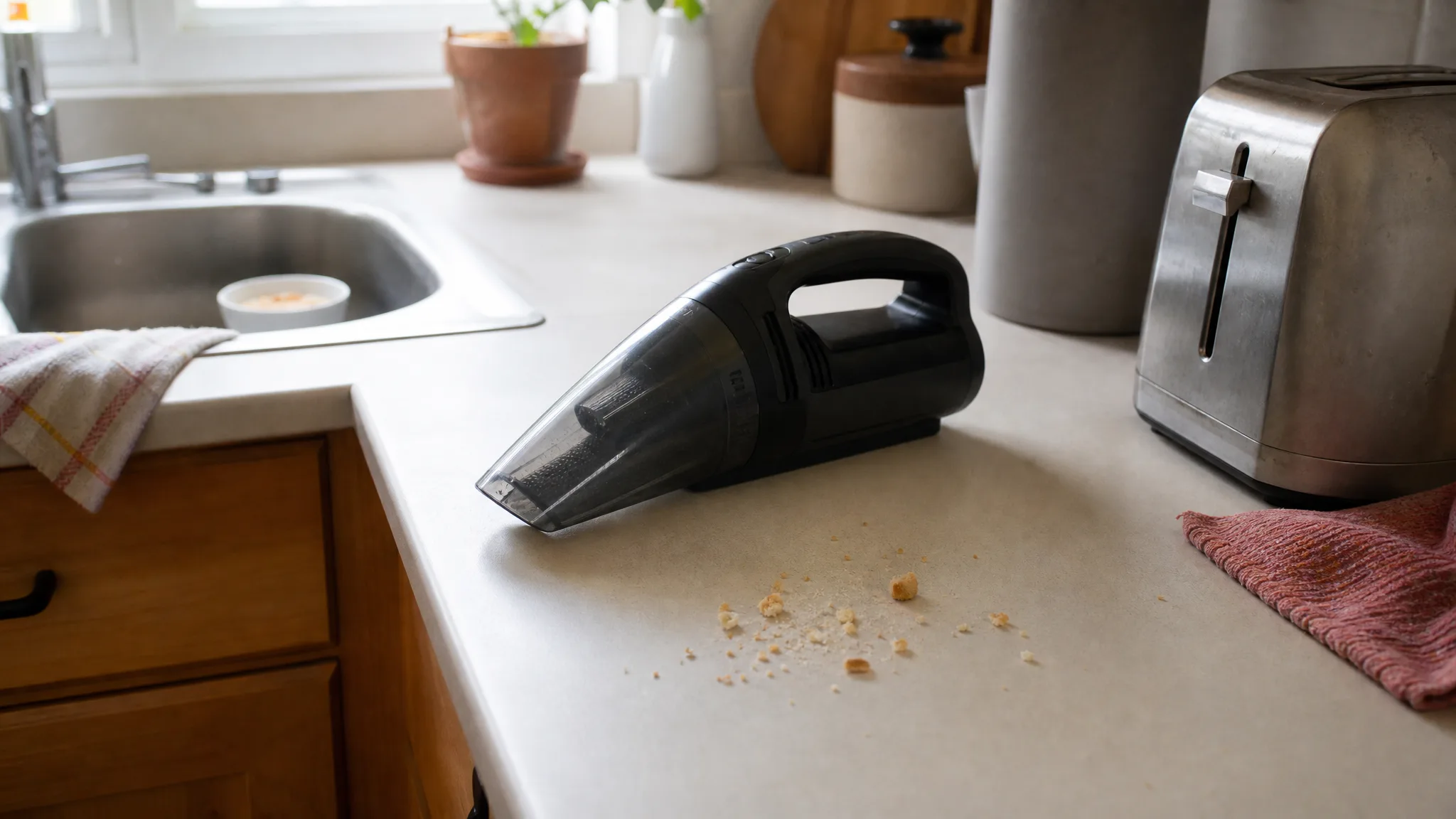 CKIKH Handheld Vacuum Review: Daily Messes After 4 Weeks