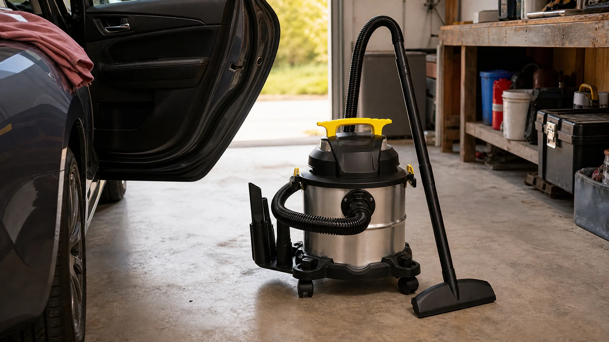 STANLEY SL18115 Review: 5-Gallon Shop Vac Tested on Car Grit