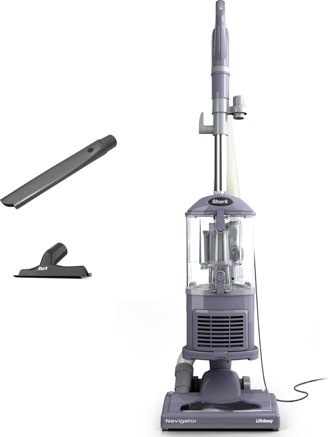 Shark Upright Vacuum Cleaner | Navigator Lift-Away | Pet Hair, Carpet & Hard Floor Cleaning | Upholstery & Crevice Tools | HEPA Filter | Swivel Steering | Large Dust Cup Capacity | Lavender | NV352